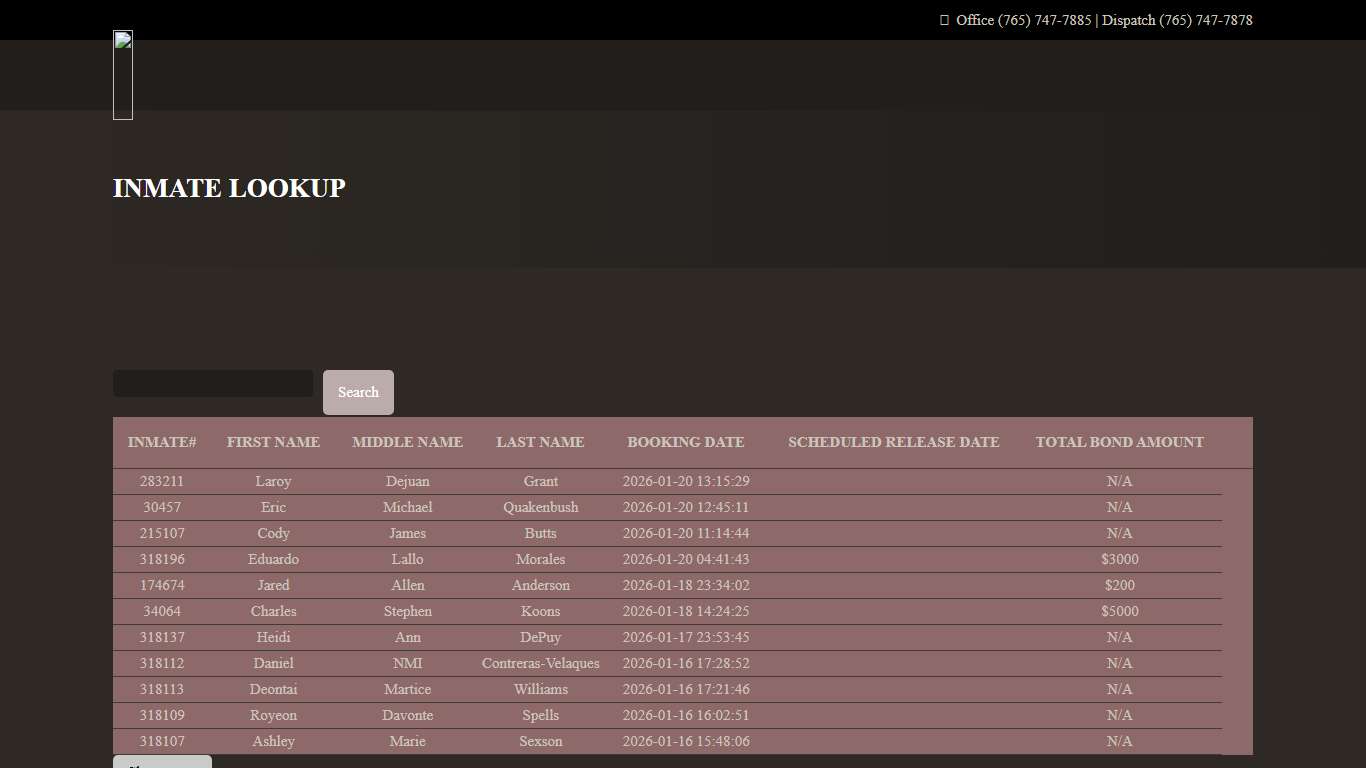 Inmate Lookup - Delaware County Sheriff